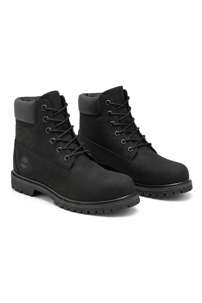 TIMBERLAND CZARNE SKÓRZANE BOTKI DAMSKIE SZNUROWANE 35 1I2A