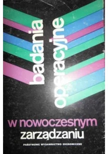 Badania operacyjne w nowoczesnym zarządzaniu - Zarządzanie - miniaturka - grafika 1