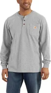 Koszulki męskie - Carhartt Koszulka Carhartt Long Sleeve Heather Grey - miniaturka - grafika 1