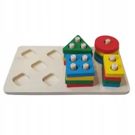Klocki - Klocki - Puzzle drewniane z wędką + 3 lata - miniaturka - grafika 1