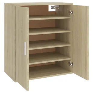 vidaXL Szafka na buty, kolor dąb sonoma, 60x35x70 cm, płyta wiórowa - Szafki na buty - miniaturka - grafika 9