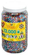 Prace ręczne dla dzieci - Hama 211-90, 13 tys. prążkowanych koralików w tubie - miniaturka - grafika 1