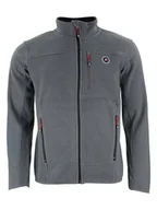 Odzież trekkingowa męska - Peak Mountain Kurtka polarowa "Calonor" w kolorze szarym - miniaturka - grafika 1