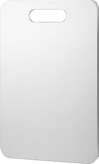 INF Deska do krojenia ze stali nierdzewnej z otworem do zawieszania L