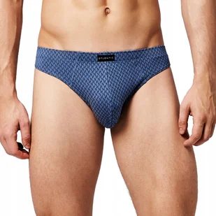 SLIPY MĘSKIE ATLANTIC SPORT MP1416 DENIM 2PAK XXL - Majtki męskie - miniaturka - grafika 1