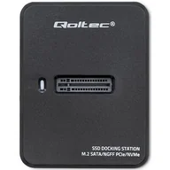 Obudowy i kieszenie na dyski twarde - Qoltec Stacja Dokująca Dysków Ssd M.2 Sata/Pcie | Ngff/Nvme | Usb 3.1 - miniaturka - grafika 1