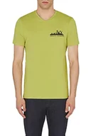 Koszulki męskie - Armani Exchange Męski t-shirt Slim Fit, Skyline Logo T-Shirt, Oasis, bardzo duży, oaza, XXL - miniaturka - grafika 1