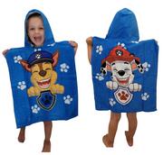 Okrycia kąpielowe dla dzieci - Carbotex, Psi patrol,  poncho,  ręcznik kąpielowy z kapturem - miniaturka - grafika 1
