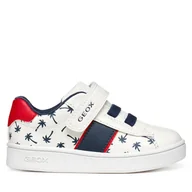 Buty dla chłopców - Sneakersy Geox B Eclyper B455LA 000BC C0050 Biały - miniaturka - grafika 1