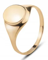 Pierścionki - ZŁOTY PIĘKNY KLASYCZNY SYGNET SIGILLO 333 - miniaturka - grafika 1