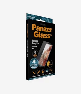 PanzerGlass Samsung Galaxy S21 Plus with Fingerprint Support (Case Friendly - AntiBacterial) - Black PANZER7257 - Szkła hartowane na telefon - miniaturka - grafika 1
