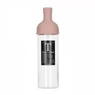 Shakery i bidony sportowe - Hario - Filter-In Tea Bottle - Butelka do Cold Brew Pudrowy Róż 750ml - miniaturka - grafika 1