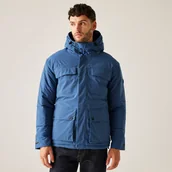 Kurtki i kamizelki sportowe męskie - Regatta Męska kurtka zimowa przeciwdeszczowa Raylan Granatowy, Rozmiar: S - miniaturka - grafika 1