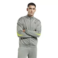Koszulki i topy damskie - Reebok Vector Dzianinowy top dresowy, zielony (Harmony Green/Kwasowy Yellow), L, Zielona harmoniczna/kwasowa żółta, L - miniaturka - grafika 1