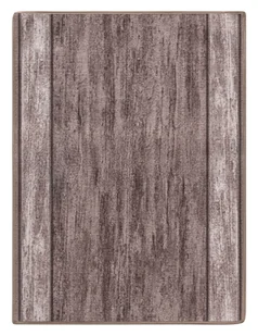 Chodnik Nowoczesny Rama Drewno Taupe - Dywany - miniaturka - grafika 1