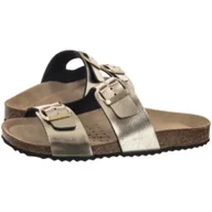 Klapki i japonki damskie - Klapki D Brionia L Lt Gold D35LSL 000BN C2012 (GE222-a) Geox - miniaturka - grafika 1