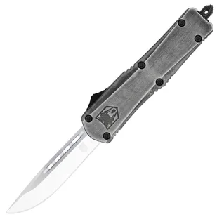Nóż sprężynowy CobraTec OTF Medium - Stonewash - Noże - miniaturka - grafika 1