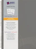 Notesy i bloczki - ZWECKFORM AVERY Kołonotatnik AVERY Notizio A4 7013 # - szary KZK0983 - miniaturka - grafika 1