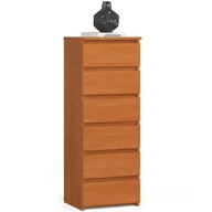 Komody - Komoda CL6 40 cm 6 szuflad - olcha - miniaturka - grafika 1