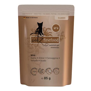 catz finefood saszetki, 8 x 85 g - Dziczyzna - Mokra karma dla kotów - miniaturka - grafika 1