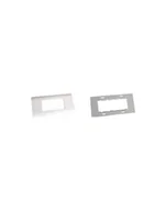 Konwertery sieciowe i transceivery - Mounting set for cable trunks, frame S99 + MS mounting plate, suitable for 45x45 installation switch - miniaturka - grafika 1