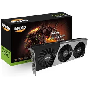 Inno3D GeForce RTX 4070 X3 OC 12GB GDDR6X N40703-126XX-185252L - Karty graficzne - miniaturka - grafika 1