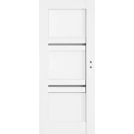 Drzwi wewnętrzne - Skrzydło drzwiowe Dalia biały pełne 70 L - miniaturka - grafika 1