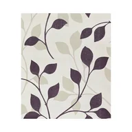 Tapety - tapeta 6473-20 winyl beż brąz brokat liście fliz - miniaturka - grafika 1