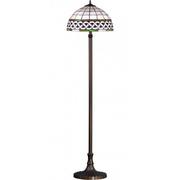 Lampy stojące - Witrażowa lampa podłogowa retro - S1000-Mafira - miniaturka - grafika 1