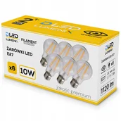 Żarówki LED - 6x Żarówka E27 Led Filament Edison Ozdobna Kula 10W 1120lm Neutralna - miniaturka - grafika 1
