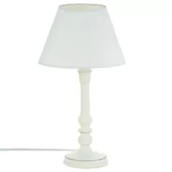 Lampy pozostałe - Vintage Atmosphera Lampa stojąca w stylu z drewnianą podstawką idealna na stolik nocny lub biurko B00U2MUWR2 - miniaturka - grafika 1