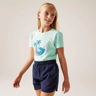 Odzież trekkingowa damska - Koszulka turystyczna dziecięca Bosley V - miniaturka - grafika 1