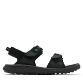 Sandały męskie - Sandały Columbia Konos Hiker 2-Strap 2121561 Czarny - miniaturka - grafika 1