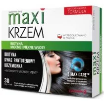 COLFARM Maxi Krzem + Biotyna x 30 kaps - Włosy, skóra, paznokcie - miniaturka - grafika 2