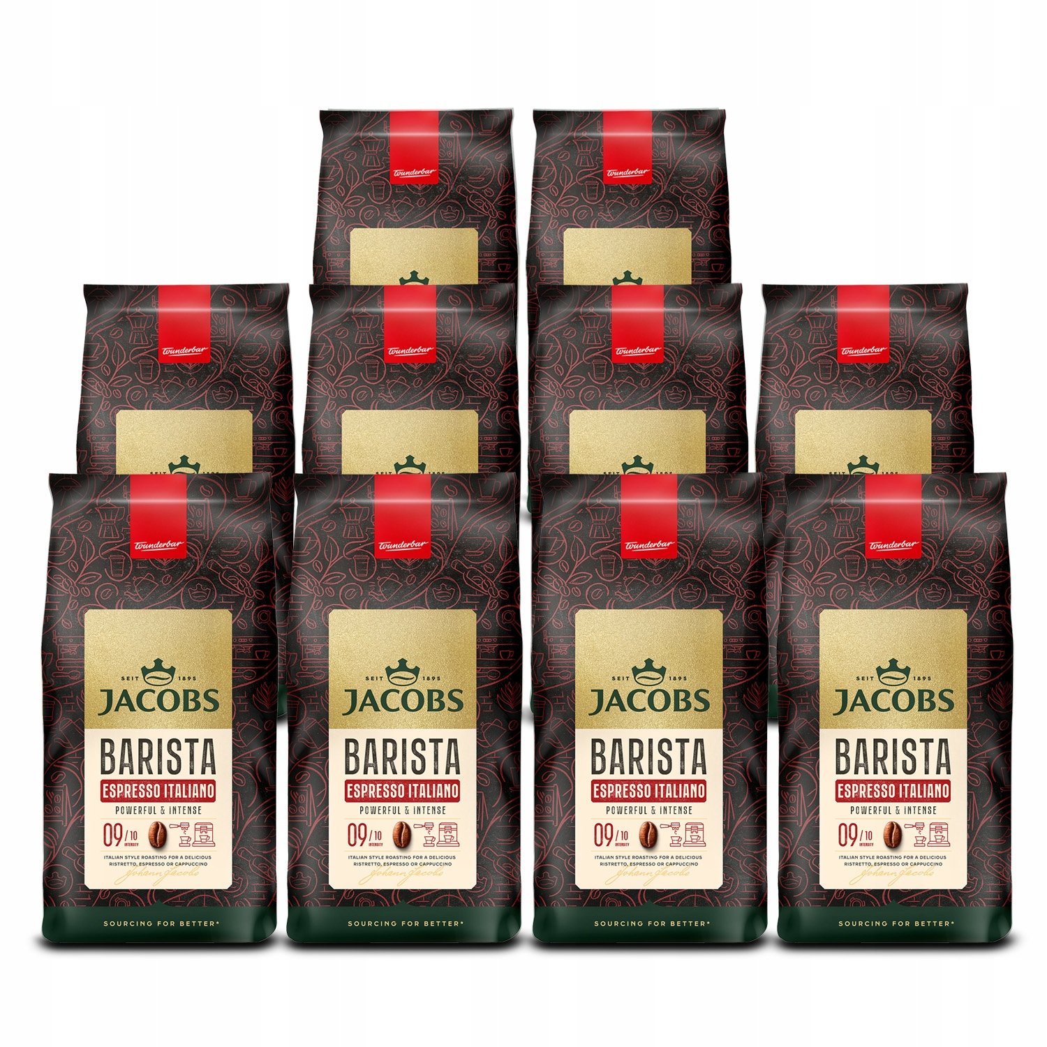 Kawa ziarnista Jacobs Barista Espresso Italiano 10x 1kg