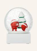 Figurki dekoracyjne - Hoptimist Kula Śnieżna Santa Large weiss - miniaturka - grafika 1