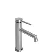 Baterie umywalkowe - Rea Bateria Umywalkowa Rea Foss nikiel szczotkowany Inox niska nickel brush - miniaturka - grafika 1