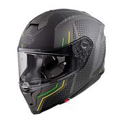 Kaski motocyklowe - PREMIER Kask Hyper BP 6 BM, czarny/żółty/zielony, XS - miniaturka - grafika 1