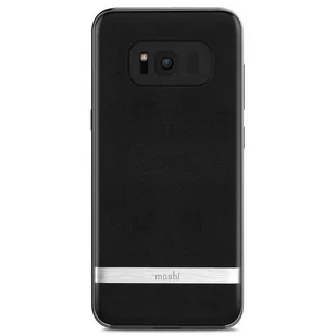 Moshi Etui Napa do Samsung Galaxy S8 Plus CZARNY NA TYŁ TWORZYWO SZTUCZNE 31778 - Etui i futerały do telefonów - miniaturka - grafika 1