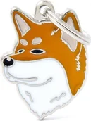 Odblaski i adresówki - Zawieszka Adresówka Identyfikator z grawerem dla psa akita inu - miniaturka - grafika 1