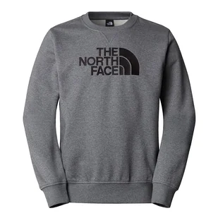 Bluza The North Face Drew Peak Crew 0A89EKDYY1 - biała - Bluzy męskie - miniaturka - grafika 1