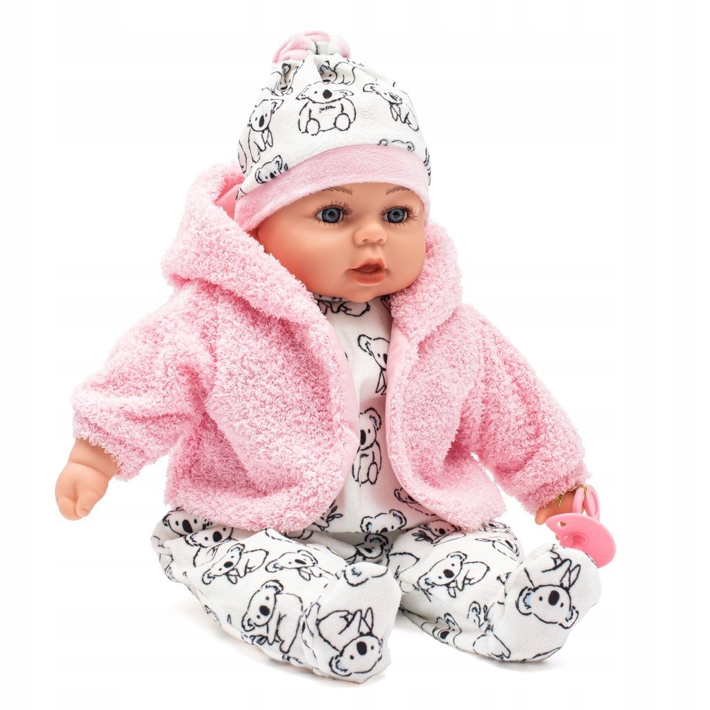 Lalka śpiewająca mówiąca Michalina 46cm Przytulanka Bobas Laleczka Baby Mix