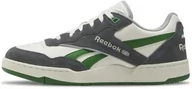 Sneakersy męskie - Sneakersy męskie Reebok BB 4000 II Classic White Pure Grey skórzane (IG4790) - miniaturka - grafika 1