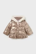Kurtki i płaszcze dla dziewczynek - Mayoral kurtka niemowlęca kolor beżowy - miniaturka - grafika 1