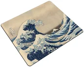 Podkładki pod mysz - Podkładka Wielka Fala w Kanagawie Katsushika Hokusai 24x19cm - miniaturka - grafika 1
