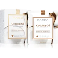 Maseczki do twarzy - Foreo Coconut Oil UFO/UFO mini - Odżywcza maseczka - miniaturka - grafika 1