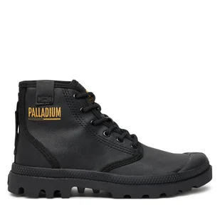 Trapery Palladium PAMPA HI COATED 74375-008-M Czarny - Botki damskie - miniaturka - grafika 1