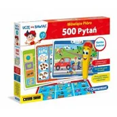 Gry planszowe - Clementoni 500 Pytań Mówiące Pióro 3+ NOWOŚĆ 9225-uniw - miniaturka - grafika 1