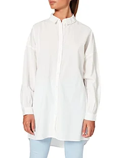 Vero Moda Damska bluzka Vmbina L/S Oversize Ga Noos, Śnieżnobiały, XS - Bluzki damskie - miniaturka - grafika 1
