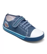 Buty dla dziewczynek - Trampki dziecięce Lano FB11 Niebieskie, rozmiar 34 - miniaturka - grafika 1